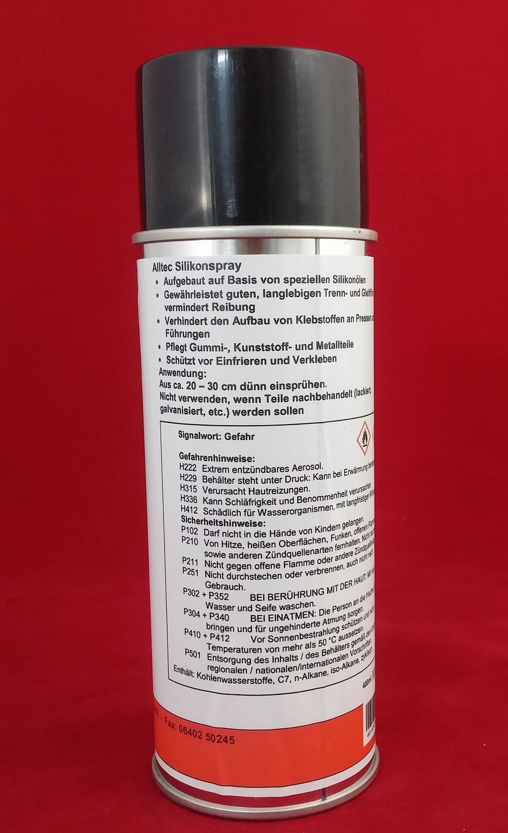 Alltec - Silikonspray 400 ml Dose farbloses und neutrales Schmiermittel