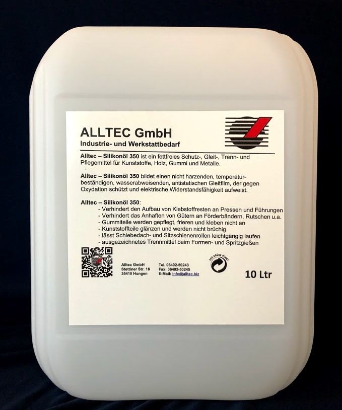 Alltec-Silikonöl 100 oder 350 | einsetzbar im Industrie- und Hobbybereich