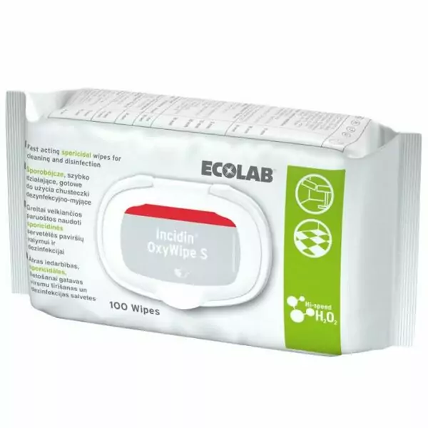 Incidin Oxywipe S sporicide Reinigungstücher mit H2O2